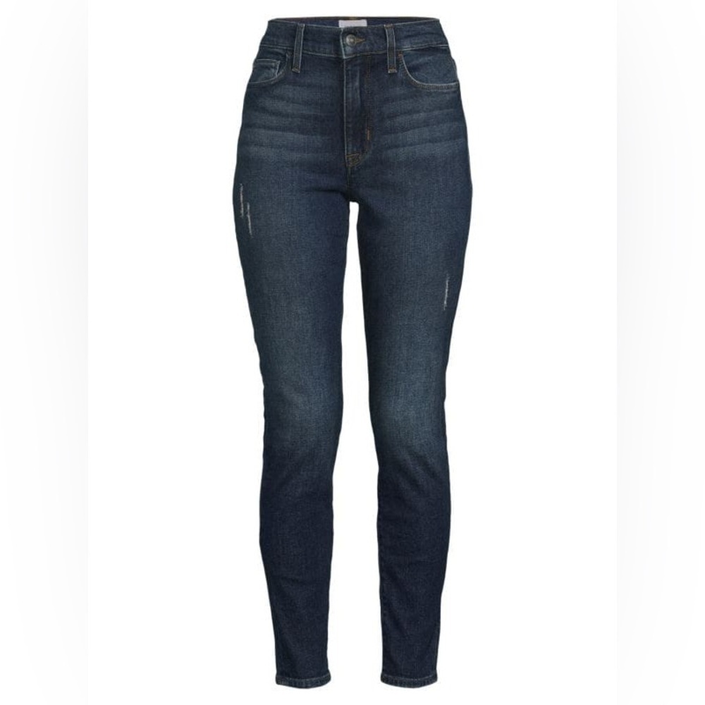 HUDSON JEANS Blair High Rise Skinny Denim Size 27 4 6 Casual Luxury Designer - Picture 3 of 10